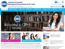 Tablet Screenshot of cma-srilanka.org